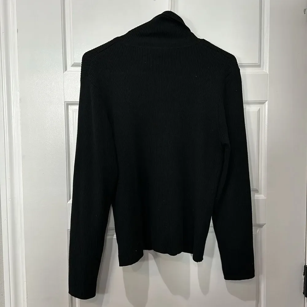 Vintage Silk / Rayon / Nylon Turtleneck Sweater